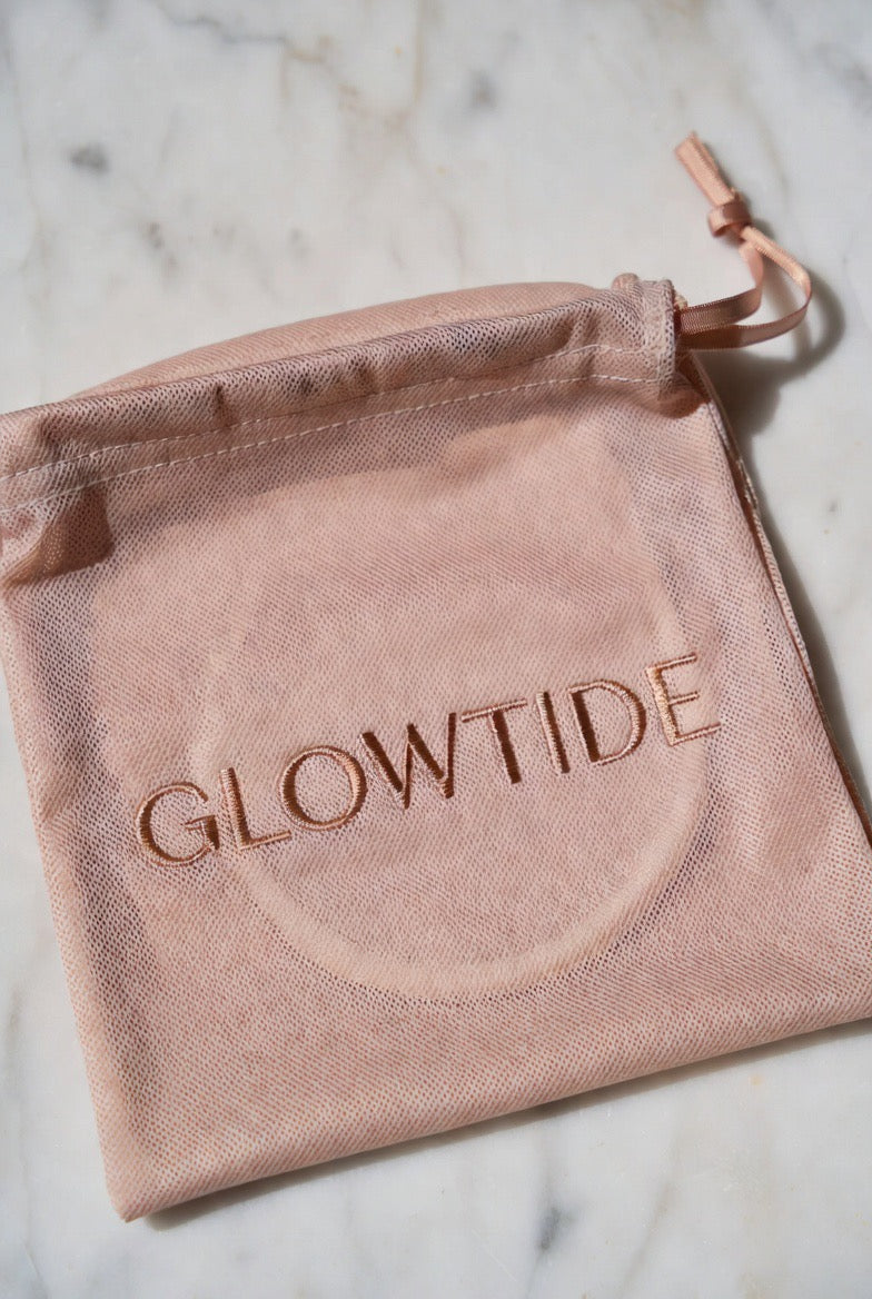 Glowtide Herbruikbare Reinigingspads — Set van 7 inclusief waszakje